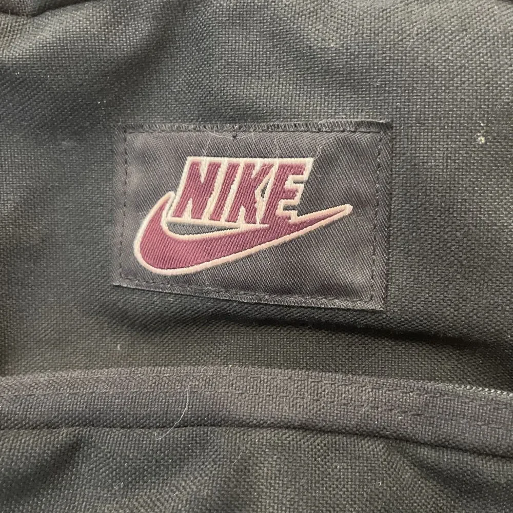 Nike Backpack Purple Swoosh Logo Leather‎ Bottom Y2K 1996 NCAA Div 1 Tennis HTF